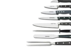 Malette de Chef Bargoin 5 couteaux de cuisine + 3 ustensiles acier inox