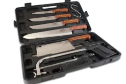 Malette de 8 couteaux et accessoires pour bouchers et chasseurs Pradel Excellence