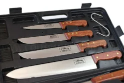 Malette de 8 couteaux et accessoires pour bouchers et chasseurs Pradel Excellence