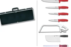 Malette de 7 couteaux professionnels FISCHER pour Bouchers