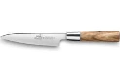 Malette Sabatier International 3 couteaux de cuisine style japonais manche Zebrano