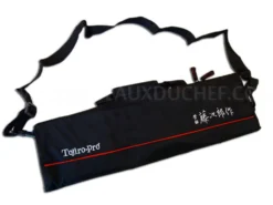 Malette souple pour 8 couteaux de cuisine - nylon noir Tojiro