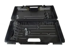 Mallette compacte vide Deglon avec 2 plateaux fixes