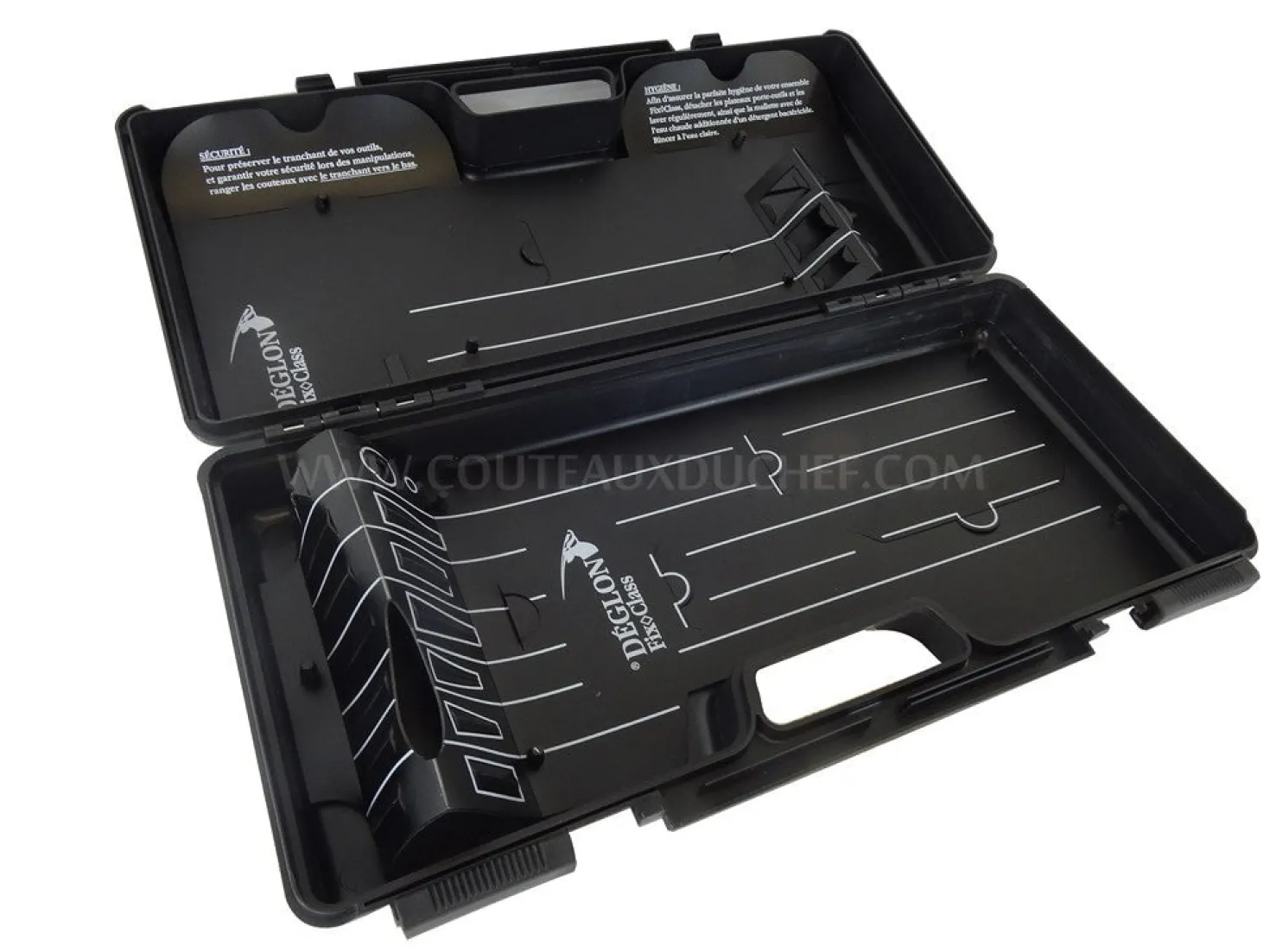 Mallette compacte vide Deglon avec 2 plateaux fixes