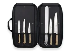 Mallette cuisine Sabatier Brocéliande 5 couteaux fabrication française + 1 fusil