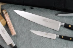 Mallette cuisinier Sabatier Chef 6 couteaux fabrication française + 1 fourchette + 1 fusil