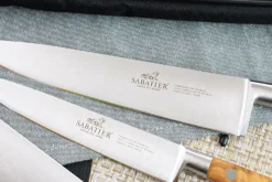 Mallette cuisinier Sabatier Provençao 5 couteaux fabrication française + 1 fusil
