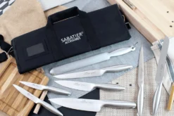 Mallette cuisinier Sabatier Fuso Nitro+ 7 couteaux fabrication française + 1 fusil