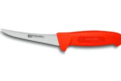 Mallette de 4 couteaux de boucher Fischer Bargoin manche rouge