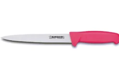 Mallette de 4 couteaux de boucher Fischer Bargoin manche rouge