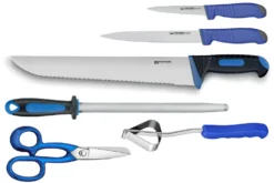 Mallette de poissonnier Fischer 6 couteaux et accessoires