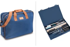 Mallette de pâtissier 33 accessoires Urban Case DEGLON bleue