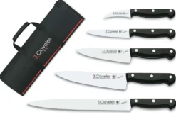Mallette du cuisinier 5 couteaux professionnels 3 Claveles Uniblock