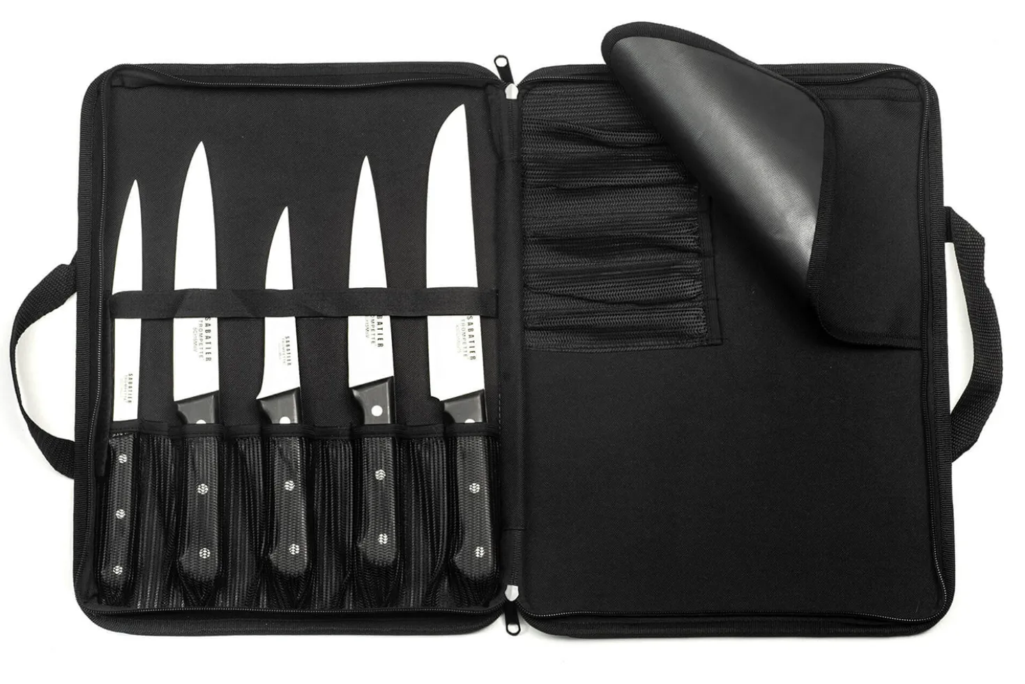 Mallette extra plate 5 couteaux de boucher Sabatier Trompette Universal