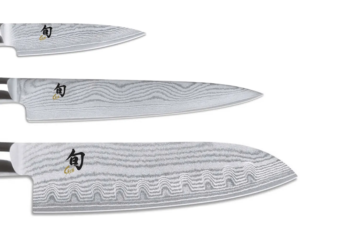 Mallette Kai Shun Classic 3 couteaux japonais damassés