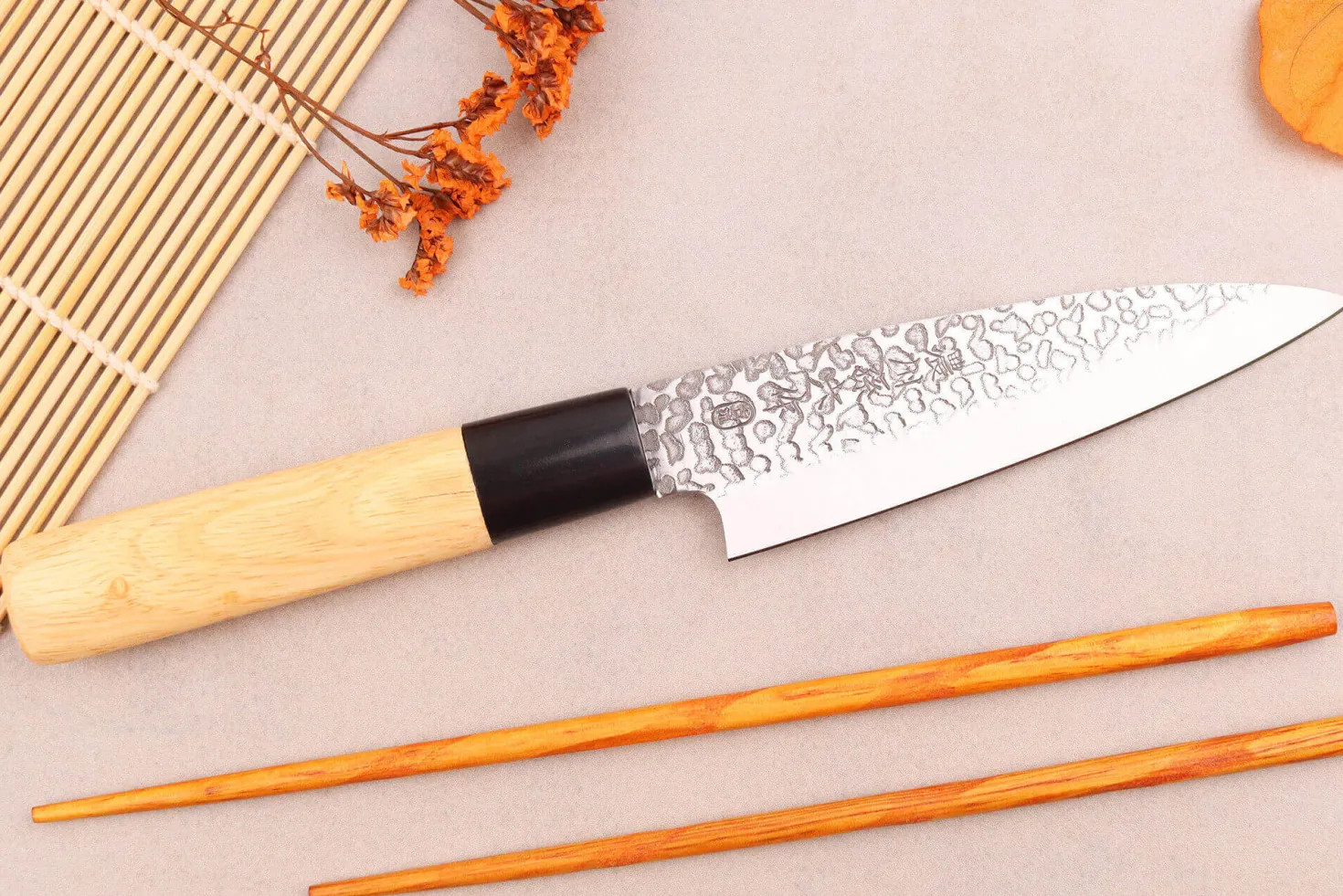 Mallette Satake Cutlery Tsuchime 3 couteaux japonais