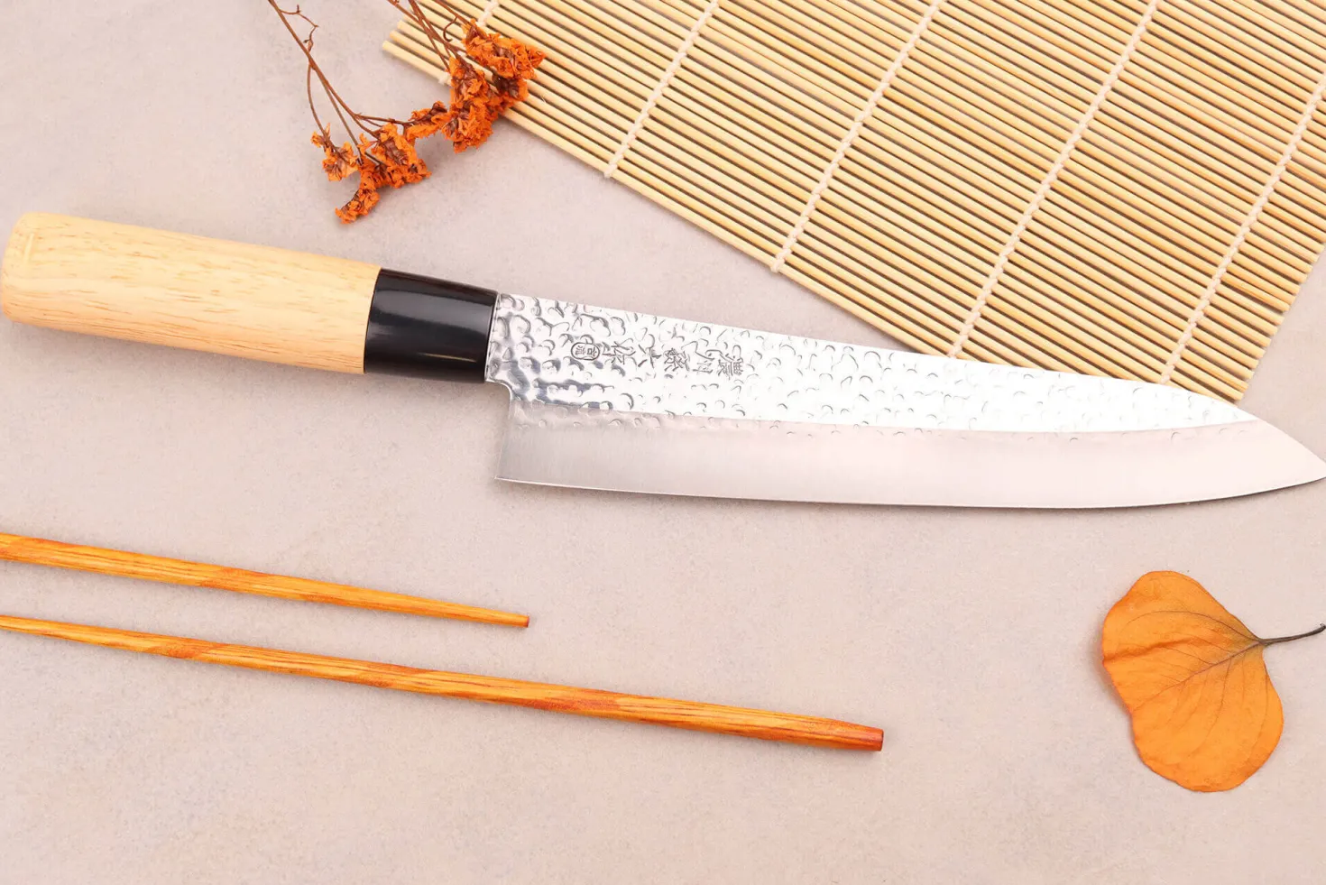 Mallette Satake Cutlery Tsuchime 3 couteaux japonais