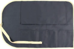 Mallette traditionnelle Wusaki en toile bleue pour 6 couteaux