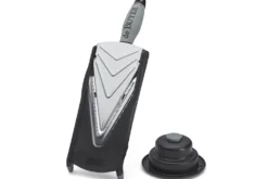 Mandoline De Buyer Kobra noire avec poussoir