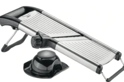 Mandoline Gefu Volari en acier inoxydable 41,5cm avec poussoir