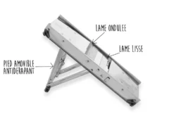 Mandoline professionnelle Bron Coucke 5 blocs effileurs + poussoir