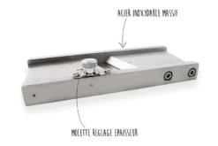 Mandoline à truffe professionnelle Bron Coucke acier inox massif