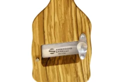 Mandoline à truffes Ambrogio Sanelli lame lisse en inox et manche en olivier