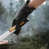 Manique Alaskan Maker Defender noir en cuir