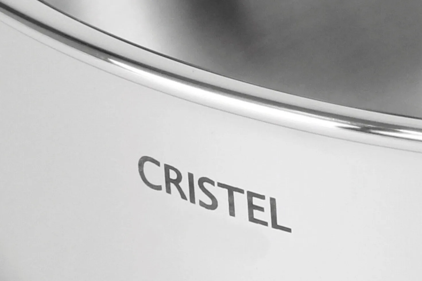 Marmite Cristel Castel'Pro en acier inoxydable 18/10 3 ply + couvercle tout inox