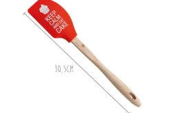 Maryse en silicone Zassenhaus Keep Calm manche en bois 30,5cm