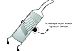 Éminceur Rösle Classic en acier inoxydable 12 x 40cm