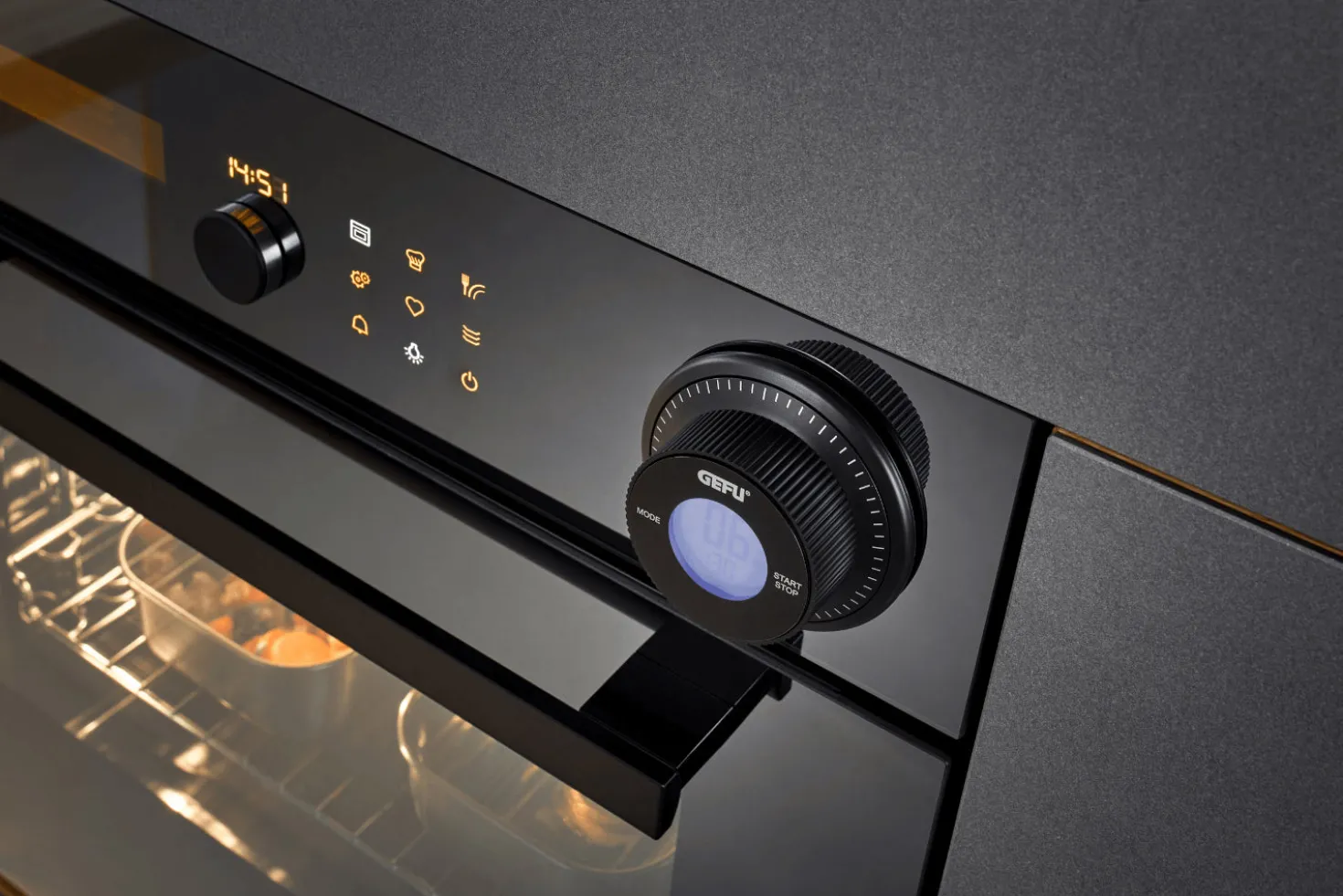 Minuterie numérique Gefu Safe avec support magnétique
