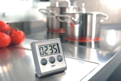 Minuteur numérique Gefu Contare en acier inoxydable