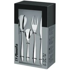 Ménagère 24 couverts de table Amefa Bongo inox 18/0