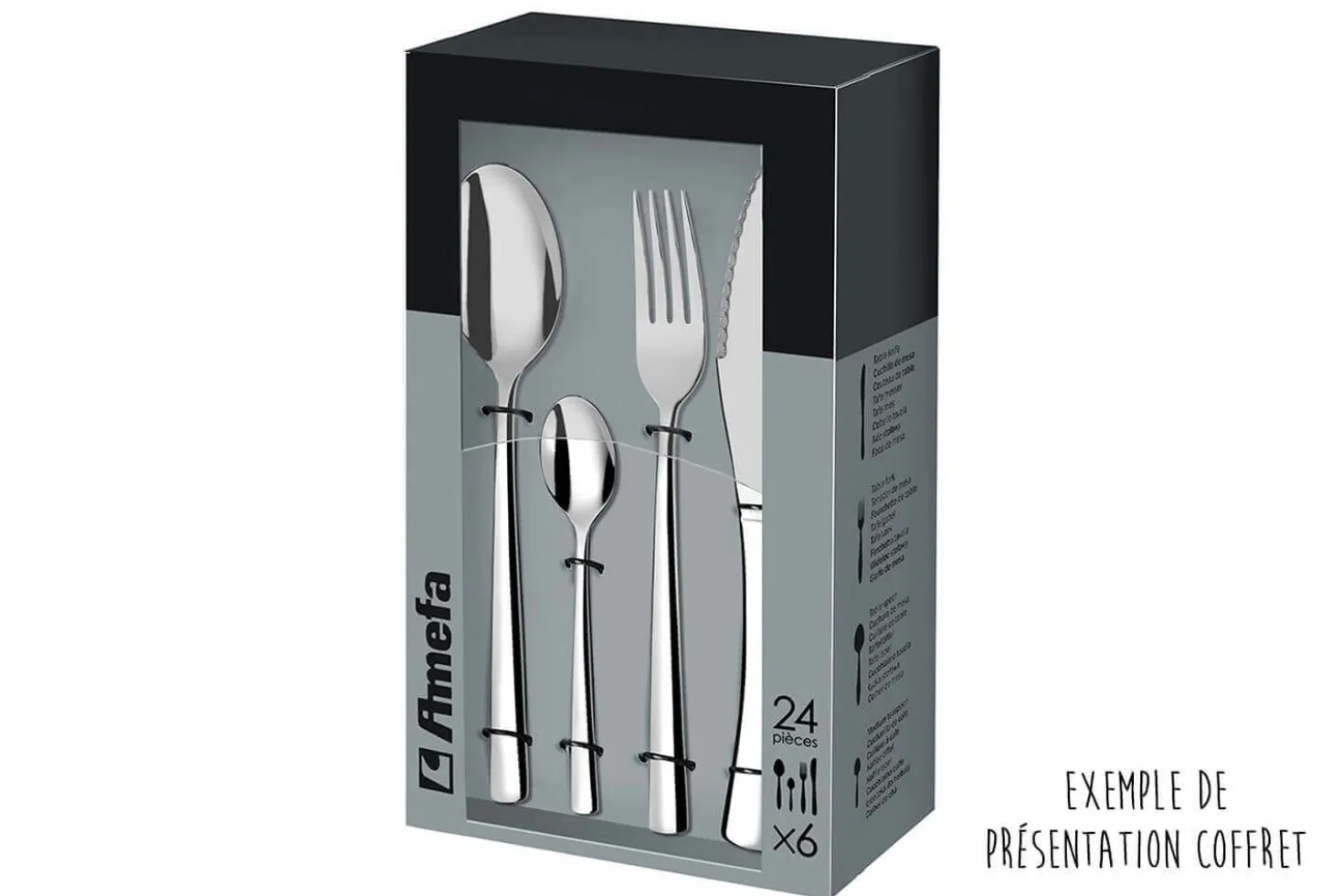 Ménagère 24 couverts de table Ariane Amefa inox 18/0