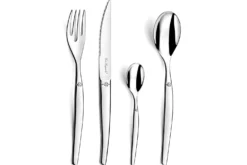 Ménagère 24 couverts de table Lou Laguiole Jet inox 18/0