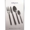 Ménagère 16 couverts Mikasa Ciara Diseno en acier inox noir