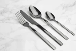 Ménagère 16 couverts Mikasa Ciara Diseno en acier inox noir
