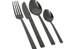 Ménagère 16 couverts Mikasa Ciara Diseno en acier inox noir