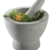 Mortier design Gefu Crunchy en granit gris double face + pilon