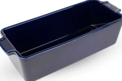 Moule à cake Peugeot Appolia en céramique bleu 26x11x8cm