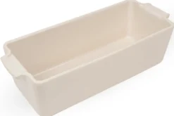 Moule à cake Peugeot Appolia en céramique écru 31x‎11,4x 8,9cm