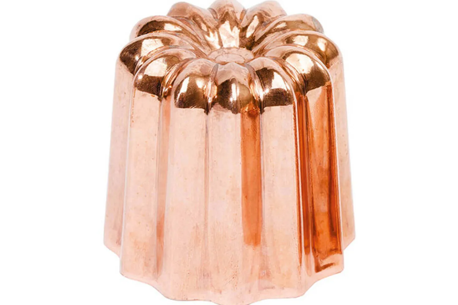 Moule à cannelé en cuivre diamètre 55mm