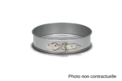 Moule à charnière anti-adhésif fond amovible 12cm