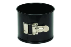 Moule à charnière haut anti-adhésif fond amovible noir 16cm