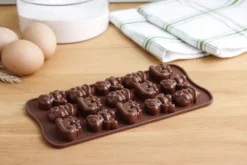 Moule à chocolat silicone Silikomart Easy Choc spécial Noël 214X106 mm