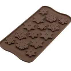 Moule à chocolat silicone Silikomart Easy Choc spécial Noël 214X106 mm