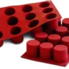 Moule en silicone professionnel Silikomart Silicon Flex 300x175mm 12 cylindres