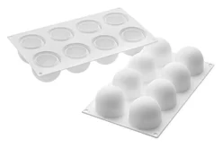 Moule en silicone professionnel Silikomart 8 truffes 62 x 52mm