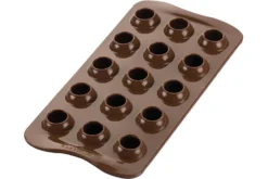 Moule en silicone professionnel Silikomart Easy Choc Tartufino 15 truffes